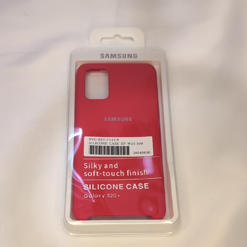 Samsung Galaxy S20+ Silicone Case - Vibrant Red
